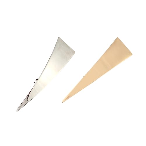 HONMEET 2stücke Dreieck Haarspange Mädchen Entenschnabelclip Haar Klemmen Frauen Kopfschmuck Haarbinden Für Haarstyling Schlicht Elegant Alltag Anlässe von HONMEET