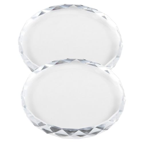 HONMEET 2St Nagelpalette kosmetikset nail polish set Nagellackmischwerkzeug Nägel Malplatten Anzeige falscher Nagelspitzen Manikürezubehör Farbtafel mischen Kristallglas Transparent von HONMEET