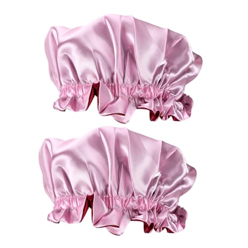 HONMEET 2stücke Schlafbrille Für Junge Mädchen Bademütze Aus Satin Elastischer Gummizug Kinderschlafmütze Schlafhaube Für Junge Mädchen Haar-accessoire Für Zuhause Und Reisen von HONMEET