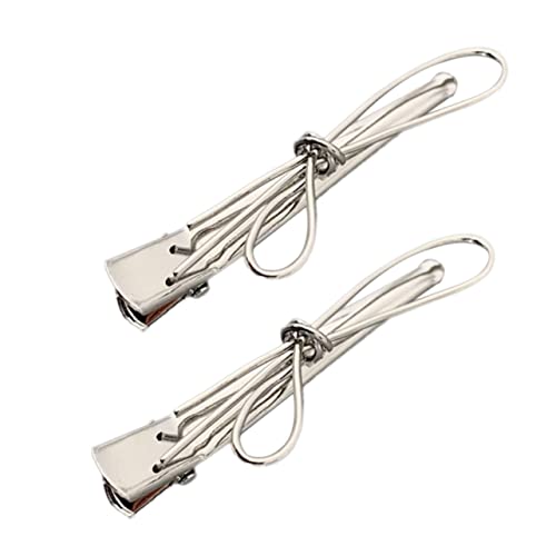 HONMEET 2stücke Damen Haarschmuck Mit Stilvollem Schleifen-design Langlebige Legierung Duckbill-clips Für Elegante Frisuren Für Verschiedene Anlässe Und Outfits von HONMEET