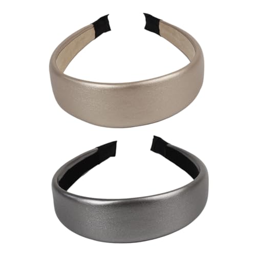 HONMEET Breitkrempiges Stirnband Aus Schwamm Rutschfestes Vintage-haarband Für Damen 2 Stück von HONMEET