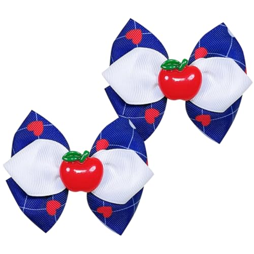 HONMEET 2stücke Haarspangen Mit Schleife Für Mädchen Haarschmuck Clips Seitliche Clips Haarklammern Für Junge Mädchen Zubehör Für Kleinkinder von HONMEET