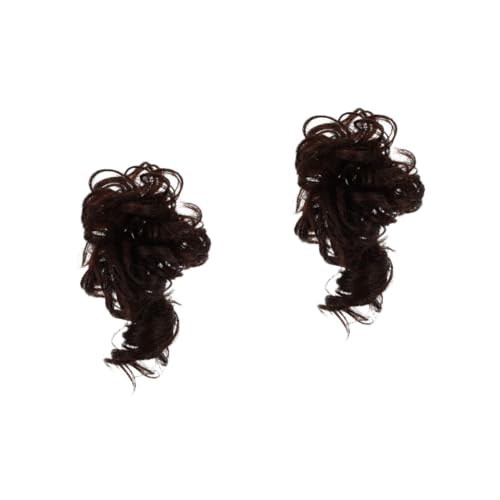 HONMEET 2 Stücke Haar Dutt Scrunchies Pferdeschwanz Haarverlängerungen Messy Bun Haarteil Für Frauen von HONMEET