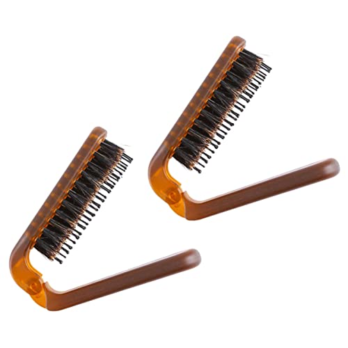 HONMEET 2Stücke Tragbare Klappkämme Faltbare Haarbürsten für Reisen Ergonomisches Design für Komfortable Anwendung für Männer und Langlebig und Kompakt für Unterwegs von HONMEET
