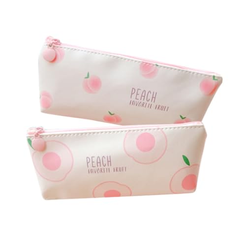 HONMEET 2er Satz Tragbare Aufbewahrungstaschen Aus Segeltuch Mit Reißverschluss Kosmetiktaschen Für Damen Aufbewahrungstaschen Für Kleinigkeiten von HONMEET