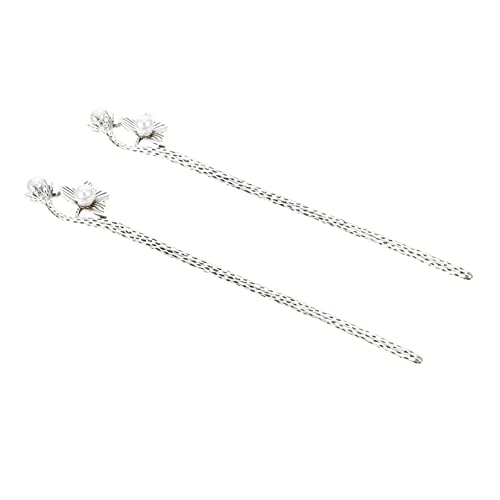 HONMEET Essstäbchen-haarnadel Für Damen 2 Stück Chinesische Vintage-silber-haarnadel Für Dutt von HONMEET