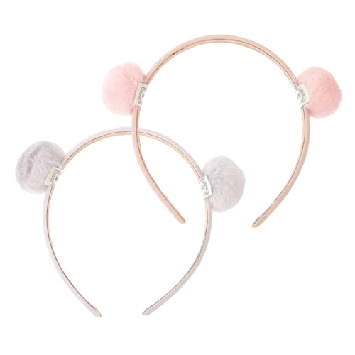 HONMEET 2er Satz Plüsch Stirnband Für Kinder Stoff Haarschmuck Kopfbedeckung Mit Design Leicht Und Angenehm Partys Und Cosplay von HONMEET