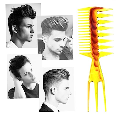 HONMEET 2stücke Rechenkamm Für Männer Breiter Glatter Kamm Zum Entwirren Für Styling Haarkamm Mit Weit Auseinander Liegenden Zähnen Für Langes Dickes Haar von HONMEET