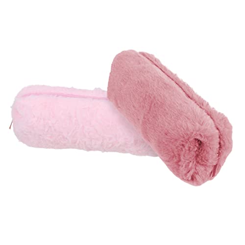 HONMEET 2stücke Stiftetasche Aus Plüsch Federmäppchen Für Bleistifte Stiftehalter Als Schulbedarf Schüler-stifteetui Mit Lagerung Für Schreibwaren von HONMEET