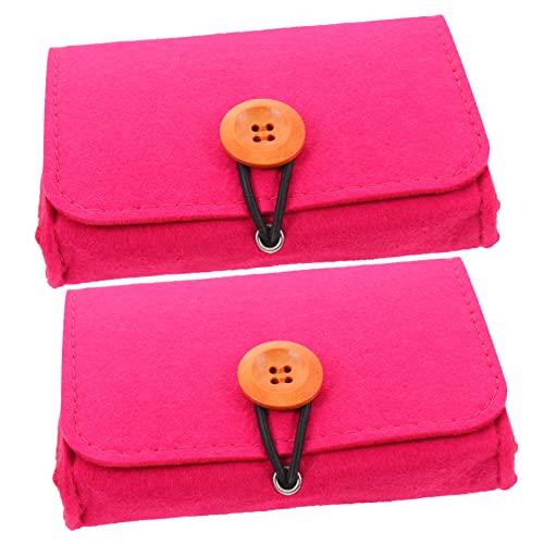 HONMEET 2stücke Kompakte Aufbewahrungstasche Für Ätherische Öle Tragbarer Behälter Aus Stabilem Material Organizer-Tasche Für Öle Leicht Und Praktisch Für Reisen Und Tägliche Nutzung von HONMEET