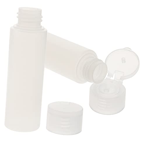 HONMEET 2stücke Transparenter Kleine Reiseflasche Flüssigkeitsbehälter Auslaufsichere Feste Flasche Leere Kosmetikflasche Für Handcreme Gesichtscreme Körperlotion Shampoo Und Mehr von HONMEET