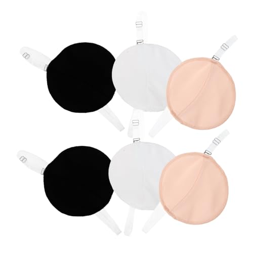 HONMEET 3paare Waschbare Achsel-schweißpads Für Frauen Transparente Und Hautfreundliche Unterarm-schutzpolster Für Sport Alltag Kleidungsarten von HONMEET