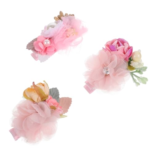 HONMEET 3stücke Teiliges Blüten-haarclip Für Und Mädchen -haarspangen Für Hochzeiten Partys Und Besondere Anlässe von HONMEET