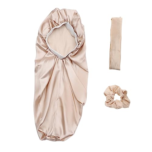 HONMEET 3stücke Teiliges Set Haarband Mit Langschwanz Bequemes Stilvolles Haaraccessoire Aus Seidenstoff Für Alltag Und Schlaf Für Und Frisuren von HONMEET