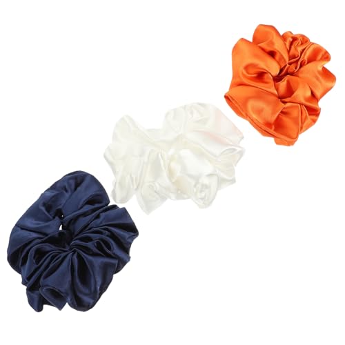 HONMEET Übergroße Haargummis Mit Ring Seidenhaargummis Für Damen Haar-accessoires Haarseile Zum Stylen von HONMEET