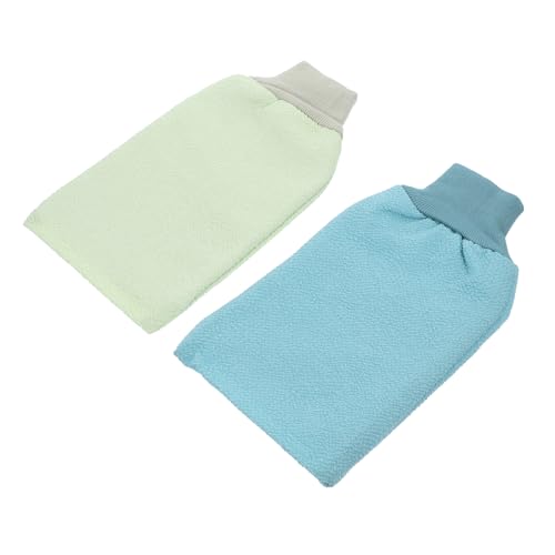 HONMEET 3stücke Teiliges Exfolierende Duschhandschuhe Körperpeeling-handschuhe Für Männer Und Frauen Sanfte Reinigung Fördert Die Durchblutung Wiederverwendbar Mit Nahtlosem Design von HONMEET