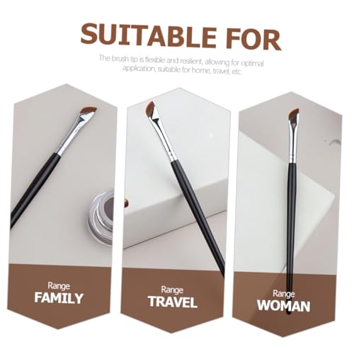 HONMEET 3 Stück Teiliges Eyeliner Pinsel mit Flachem Abgewinkeltem und Under Eye Concealer Pinsel Widerstandsfähiger Griff Flexible Borsten für Präzises Augen make up für Profi und HONMEET 3 Stück Teiliges Eyeliner Pinsel mit Flachem Abgewinkeltem und Under Eye Concealer Pinsel Widerstandsfähiger Griff Flexible Borsten für Präzises Augen make up für Profi und von HONMEET
