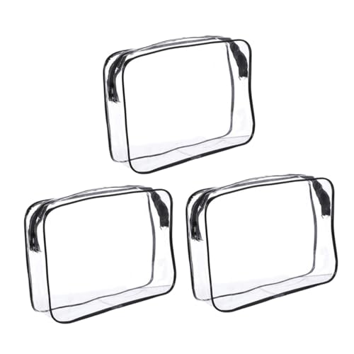 HONMEET 3 Stück Transparentes Teiliges Kosmetiktaschen Großer Kulturbeutel Organizer Multifunktionale Reise Toilettentasche für Damen und Herren Praktische Aufbewahrung für Make Up und HONMEET 3 Stück Transparentes Teiliges Kosmetiktaschen Großer Kulturbeutel Organizer Multifunktionale Reise Toilettentasche für Damen und Herren Praktische Aufbewahrung für Make Up und von HONMEET