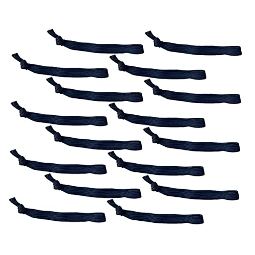 HONMEET 30stücke Elastische Haargummis Für Männer Flexible Haargummis Abdrücke Für Sport Und Freizeit Hautfreundlich Und Leicht Schwarz von HONMEET