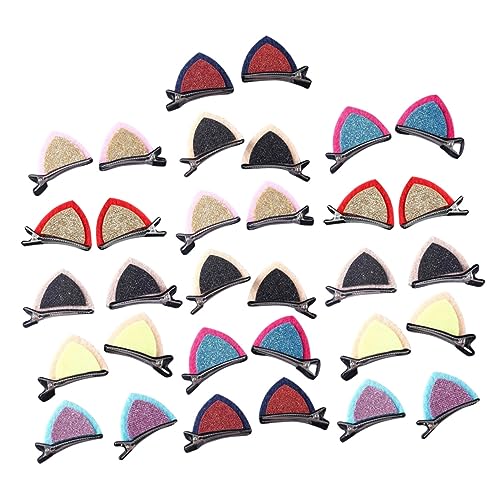 HONMEET 32stücke Katzenohr Haarspangen Für Mädchen Frauen Haar Zubehör Haarnadeln Haarschmuck Haarspangen Zarte Haarschmuck Für Geburtstage Partys Frisuren von HONMEET
