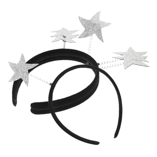 HONMEET Haarreif Mit Sternmotiv Glitzer Kopfschmuck Haarschmuck Partyzubehör Für Damen Geburtstagsfeiern von HONMEET