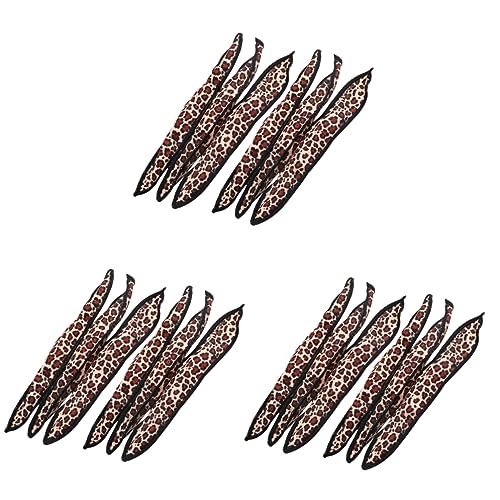 HONMEET 18stücke Teiliges Leopard Haarwickler Hitzefreie Lockenwickler Für Und Mädchen Wellenstyling Tools Für Nachtgebrauch Und Sanfte von HONMEET
