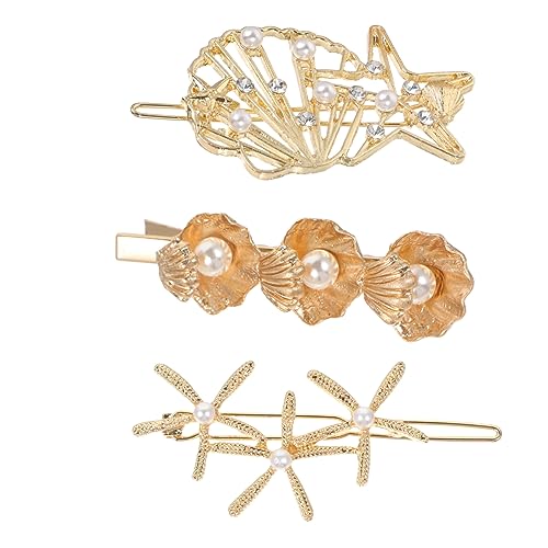 HONMEET 3stücke Haarspangen Mit Perlen Aus Metalllegierung Für Damen Tragen Bei Geburtstagsfeiern Und Hochzeiten von HONMEET