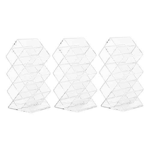 HONMEET Fischform-lippenstifthalter Organizer Mit 10 Fächern Stabiler Tischständer Transparent Für Schnelles Erkennen Der Lippenstift-farben von HONMEET