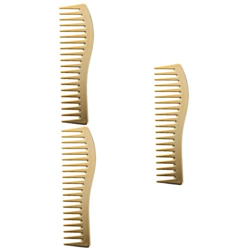 HONMEET 3-teiliger Sanfter Entwirrungskamm Für Männer Stylingbürste Mit Breiten Zähnen Sanftes Gleiten Für Weniger Reibung von HONMEET