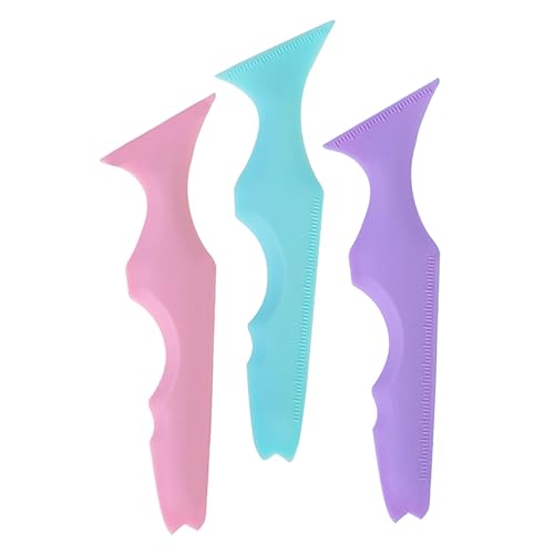 HONMEET 3stücke Teiliges Silikon Augenbrauenschablonen Präzise Makeup-hilfe Für Eyeliner Und Mascara Ergonomisches Design Für Gleichmäßigen Auftrag Für Augen-makeup Und von HONMEET