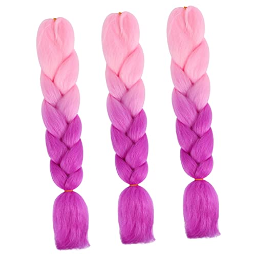 HONMEET Realistische Gradienten Zopf Haar Perücke Lockiges Haar Produkte Gefälschte Zopf Kopfbedeckung Haar Zubehör Haar Ornament von HONMEET