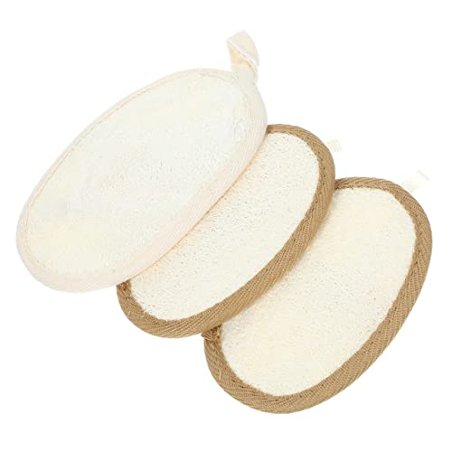 HONMEET 3stücke Dusch Schwamm Körper Peeling Luffa Schwamm Fürs Bad Dusche Badewanne Damen Herren Zum Baden Waschen Hautpflege von HONMEET