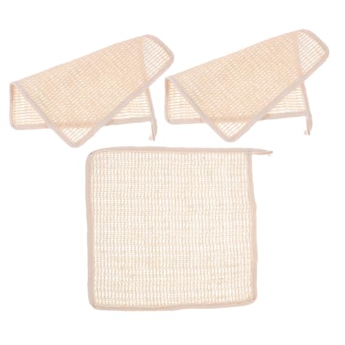 HONMEET 3stücke Waschlappen Für Gesicht Baumwolle Und Ramie Leicht Für Gesichtsreinigung Und Bad Komfort Für Körper Und Gesicht Saugfähige Handtücher Für Familie von HONMEET