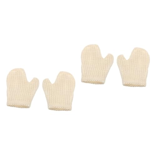 HONMEET 2sets Sisal Bad Mitt Afrikanische Waschhandschuhe Für Bad Wäscher Dusche Handtuch 2 Stücke * 2 von HONMEET