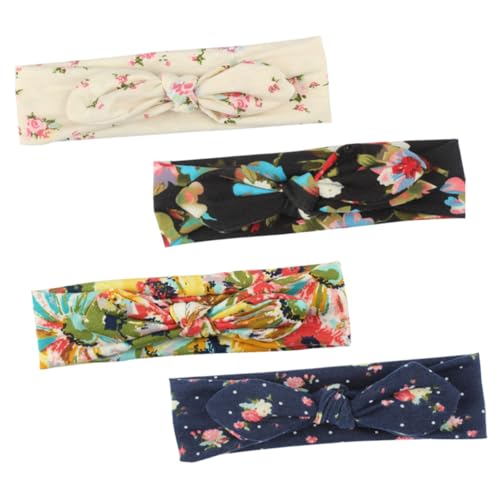 HONMEET 4stücke Stirnbänder Für Damen Aus Dehnbarem Verstellbare Haarbänder Mit Hase-design Bequeme Kopftücher Befestigung Für Mädchen Und Erwachsene von HONMEET