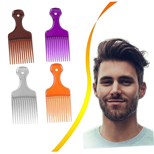 HONMEET Haarkamm-set Für Männer – 4-teiliger Ölkamm Haarspraybürste Mit Feinen Zähnen Für Styling Und Kopfhautmassage von HONMEET