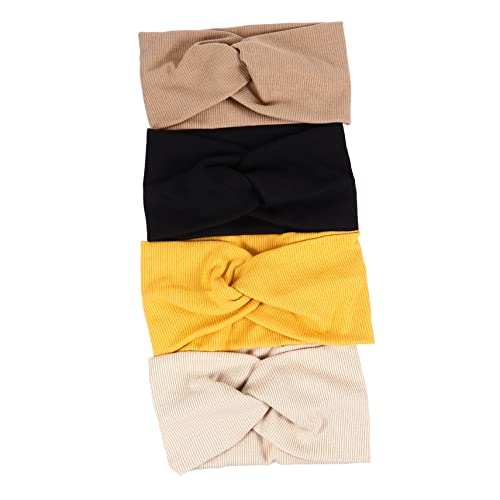 HONMEET 4stücke Sport Stirnbänder Für Damen Elastisch Saugfähig Für Yoga Fitness Und Outdoor-aktivitäten Ingwer HONMEET 4stücke Sport Stirnbänder Für Damen Elastisch Saugfähig Für Yoga Fitness Und Outdoor-aktivitäten Ingwer von HONMEET