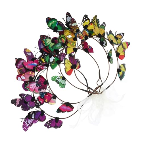 HONMEET 4-teiliges Strand-stirnband Für Damen Party-kopfbedeckung Hochzeitsrequisite Leicht Und Detailreich von HONMEET