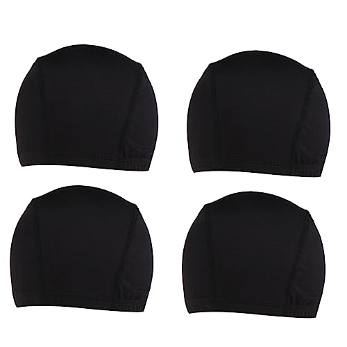 HONMEET Elastische Perückenkappe Set 4 Stück Stretch Dome Cap Haar von HONMEET