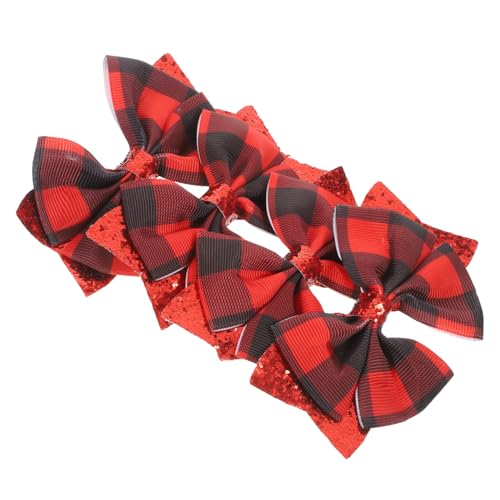 HONMEET Süße Haarschleifen Für Mädchen 4 Stück Kariertes Muster Haarspange Schleifen Haar-accessoires Für Frauen von HONMEET