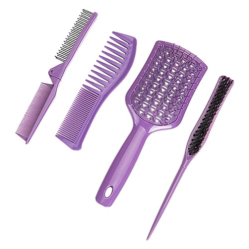 HONMEET 4stücke Teiliger Sicherheits-haarkamm Mit Schutzabdeckung Haar-styling-kamm Für Männer Und Frauen Barber-kamm Für Salon Und Heimgebrauch Zum Kämmen Von Nassem Und Trockenem von HONMEET