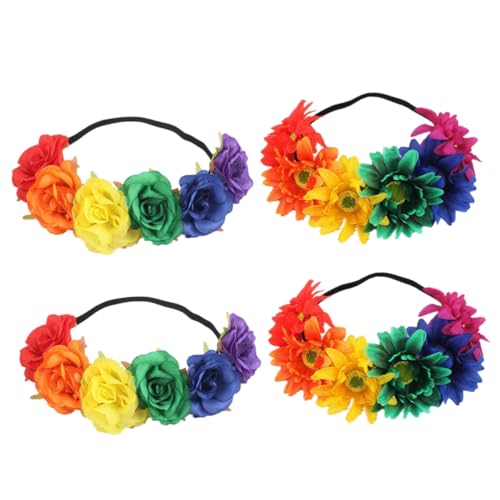 HONMEET 4stücke Braut Stirnband Haarschmuck Für Damen Accessoire Für Hochzeitskleider Kopfschmuck Für Brautjungfern Und Partys Stirnband Für Hochzeit von HONMEET