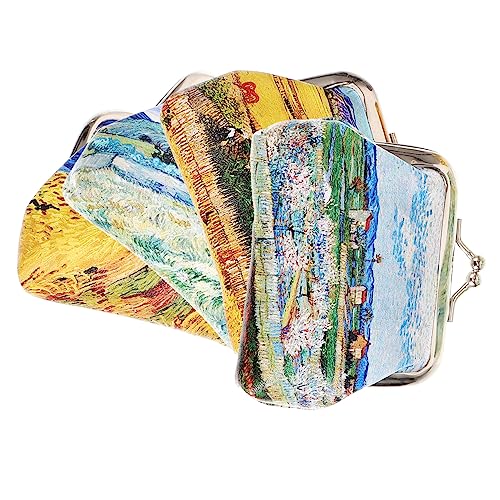 HONMEET 4stücke Schmales Federmäppchen Mit Münztäschchen Dekorativer Kosmetik-geldbörse Tragbarer Tasche Für Damen Kosmetiktasche Mit Viel Stauraum Für Schreibwaren von HONMEET