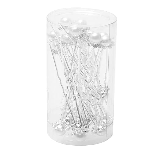 HONMEET 40stücke U-förmige Haarnadeln Mit Perlendesign Für Hochzeiten Elegante Hochzeitsfrisuren Chignon-pins Braut-haaraccessoires Für Besondere Anlässe von HONMEET