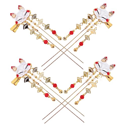 HONMEET 4stücke Chinesische Haarnadel Im Antiken Stil Fransenhaarnadel Haarspange Haarspange Im Chinesischen Stil Haarnadel Für Frauen Vintage Und Schick von HONMEET