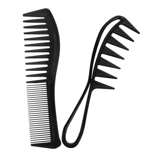 HONMEET 4stücke Haarkämme Set Mit Breiten Für Männer Und Frauen Styling Werkzeuge Kämme Aus Kunststoff Für Entwirren Und Friseur Arbeit von HONMEET