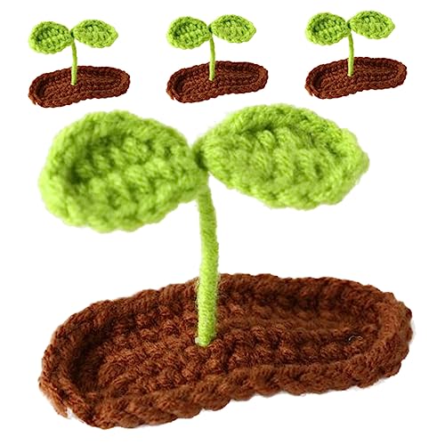 HONMEET 4stücke -haarclips Gewebte Haarclips Niedliche Haar-accessoires Für Mädchen Grassprossenhaarclips Sojasprossenhaarclips von HONMEET