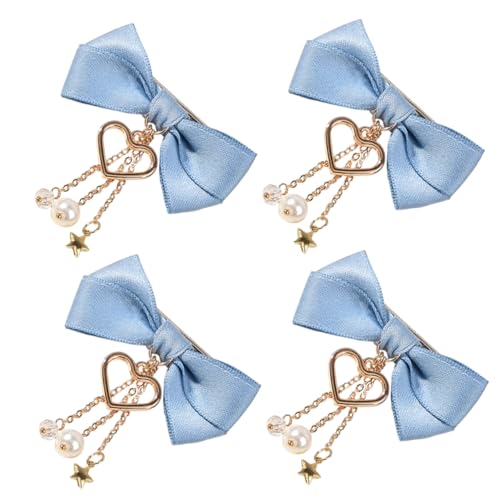 HONMEET 4stücke Teiliges Set Haarspangen Mit Schleifen Und Quasten Stilvolle Haaraccessoires Für Mädchen Für Partys Und Besondere Anlässe von HONMEET