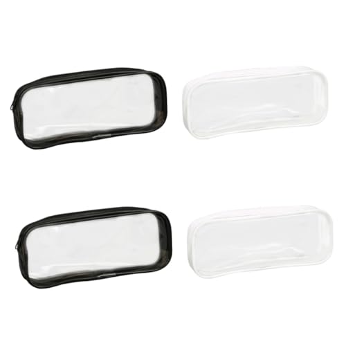 HONMEET 4stücke Transparente Kosmetiktasche Durchsichtig Für Reise Make-up Aufbewahrung Schreibwarenhalter Federmäppchen Für Damen Schüler HONMEET 4stücke Transparente Kosmetiktasche Durchsichtig Für Reise Make-up Aufbewahrung Schreibwarenhalter Federmäppchen Für Damen Schüler von HONMEET