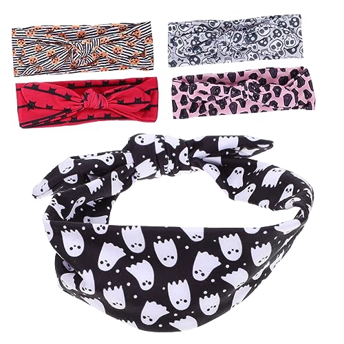 HONMEET 5stücke Teiliges Von Halloween-haarbändern Mit Elastischen Hasenohren Für Accessoires Für Kostümpartys Karneval Und Cosplay Waschbar Und Wiederverwendbar Bequem Zu Tragen von HONMEET